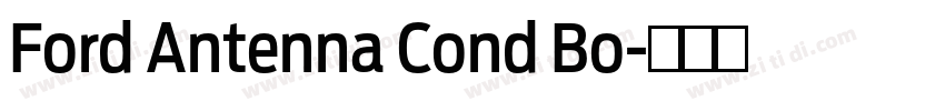 Ford Antenna Cond Bo字体转换